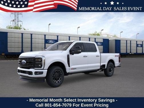 Star White Metallic Tri-Coat 2026 Ford F-350 Platinum