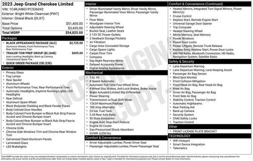2023 Jeep Grand Cherokee Limited
