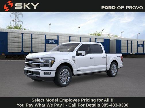Star White Metallic Tri-Coat 2026 Ford F-150 Platinum