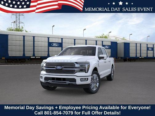 Star White Metallic Tri-Coat 2026 Ford F-150 Platinum