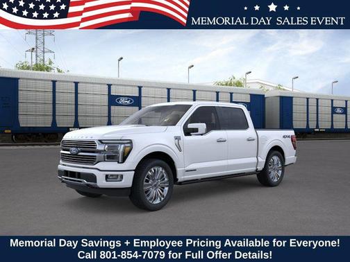 Star White Metallic Tri-Coat 2026 Ford F-150 Platinum