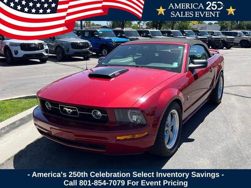 Red 2008 Ford Mustang GT Premium