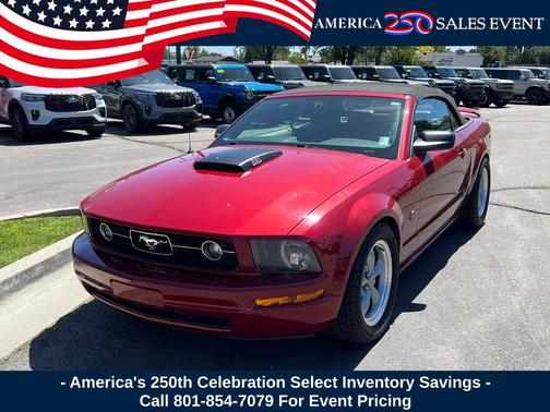 Red 2008 Ford Mustang GT Premium