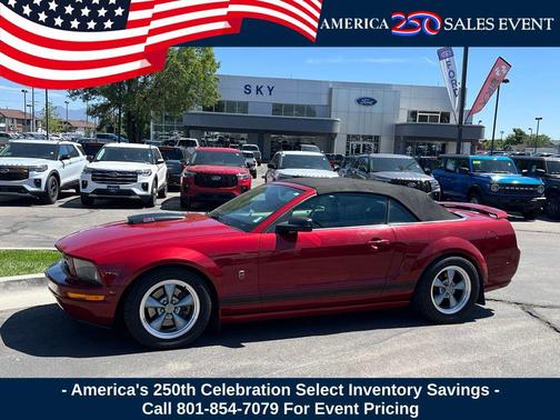 Red 2008 Ford Mustang GT Premium