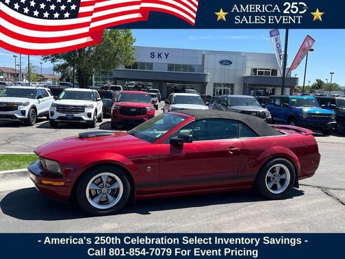 Red 2008 Ford Mustang GT Premium