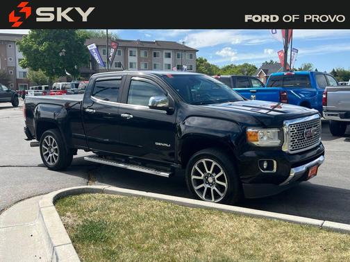 Black 2018 GMC Canyon Denali