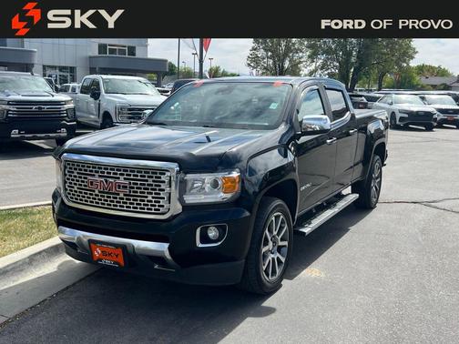 Black 2018 GMC Canyon Denali