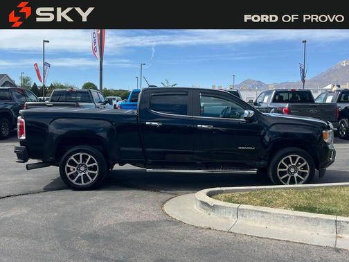 Black 2018 GMC Canyon Denali