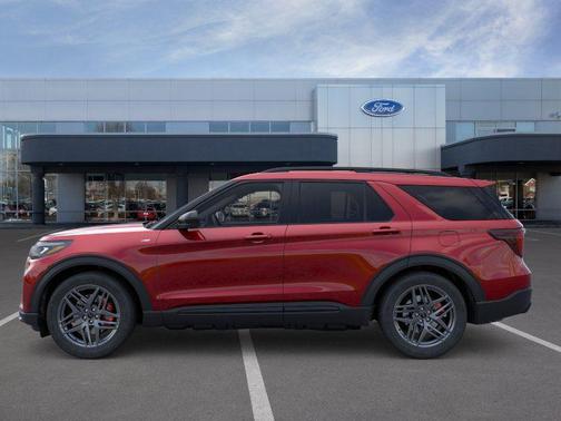 Rapid Red Metallic Tinted Clearcoat 2026 Ford Explorer ST-Line