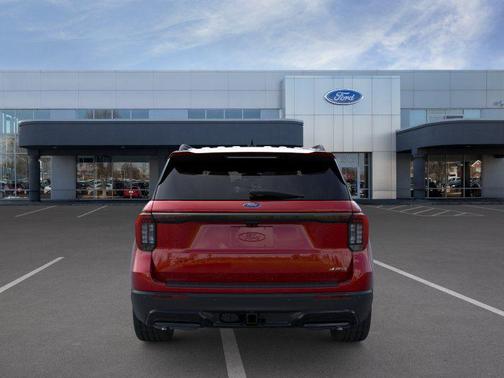 Rapid Red Metallic Tinted Clearcoat 2026 Ford Explorer ST-Line