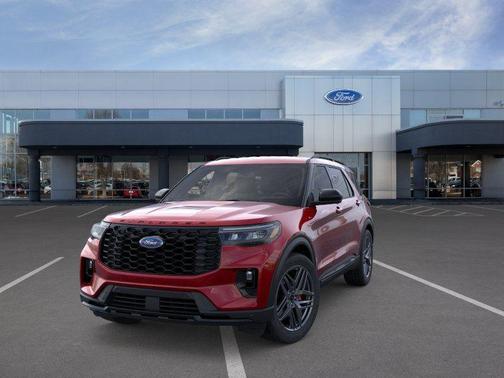 Rapid Red Metallic Tinted Clearcoat 2026 Ford Explorer ST-Line