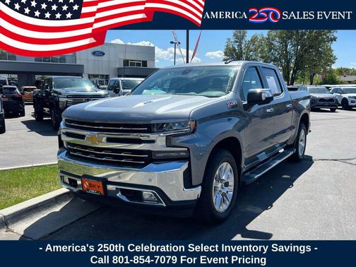 Satin Steel Metallic 2020 Chevrolet Silverado 1500 LTZ