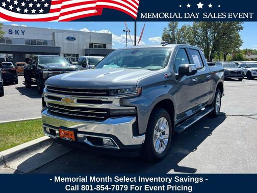 Satin Steel Metallic 2020 Chevrolet Silverado 1500 LTZ