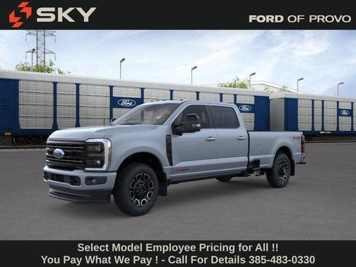 Glacier Gray Metallic TriCoat 2026 Ford F-350 Platinum