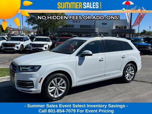 White 2017 Audi Q7 3.0T Premium