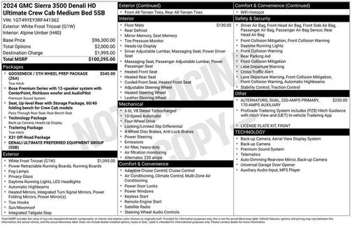 2024 GMC Sierra 3500 Denali