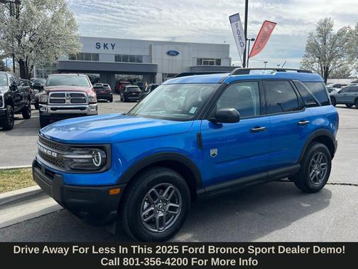 VELOCITY BLUE METALLIC 2025 Ford Bronco Sport Big Bend