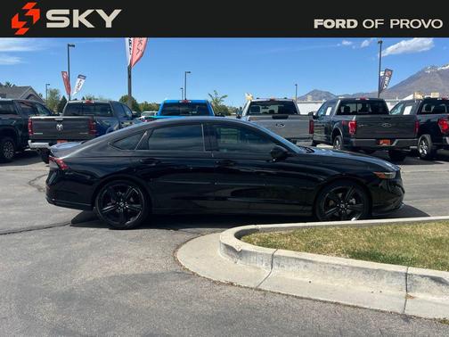 Black 2024 Honda Accord Hybrid Sport-L