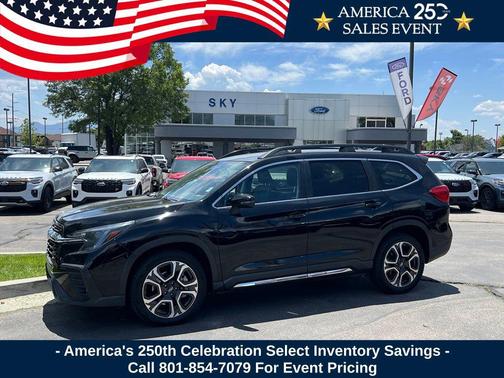 Crystal Black Silica 2023 Subaru Ascent Limited 7-Passenger