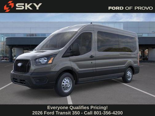 Carbonized Gray Metallic 2026 Ford Transit-350 XL