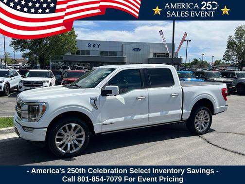 White Metallic 2021 Ford F-150 Limited