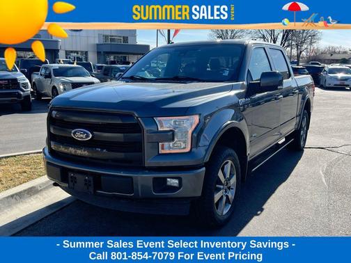 Gray 2017 Ford F-150 Lariat