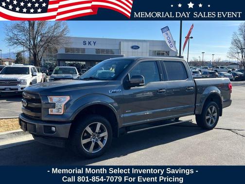 Gray 2017 Ford F-150 Lariat