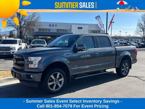 Gray 2017 Ford F-150 Lariat