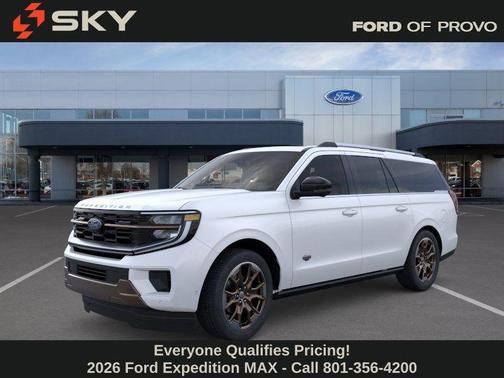 Star White Metallic Tri-Coat 2026 Ford Expedition Max King Ranch