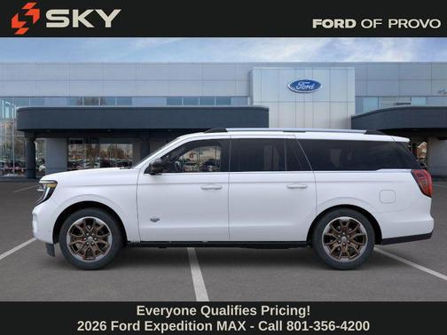 Star White Metallic Tri-Coat 2026 Ford Expedition Max King Ranch