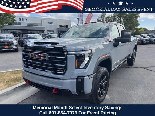 Thunderstorm Gray 2025 GMC Sierra 3500 AT4