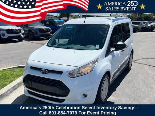 Frozen White 2016 Ford Transit Connect XLT