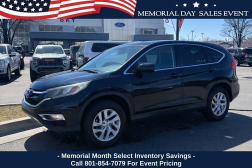 Black 2015 Honda CR-V EX
