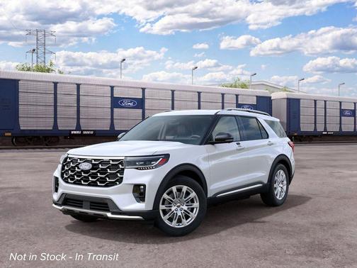 Star White Metallic Tri-Coat 2027 Ford Explorer Platinum