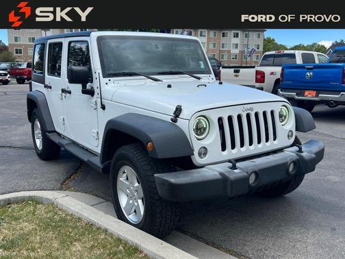 Bright White Clearcoat 2017 Jeep Wrangler Unlimited Sport