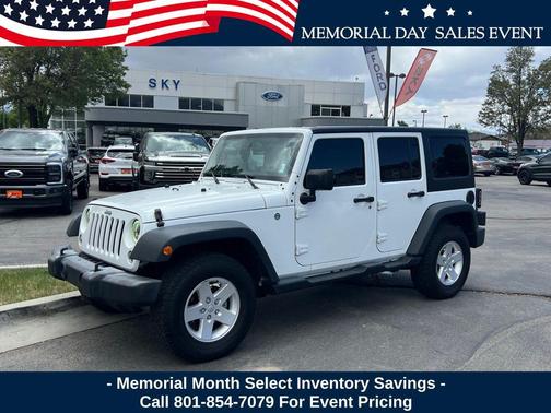 Bright White Clearcoat 2017 Jeep Wrangler Unlimited Sport
