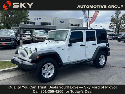Bright White Clearcoat 2017 Jeep Wrangler Unlimited Sport
