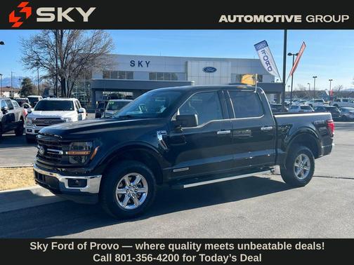 Black Metallic 2025 Ford F-150 XLT