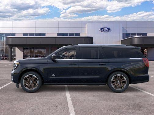 AGATE BLACK METALLIC 2026 Ford Expedition Max King Ranch