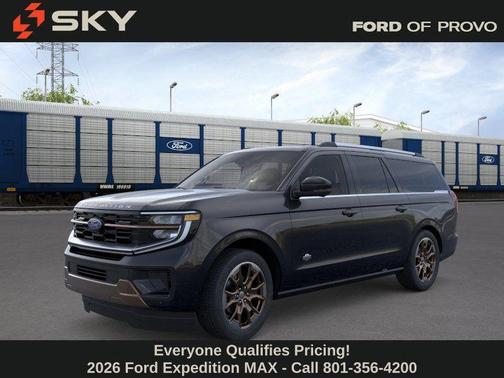 Agate Black Metallic 2026 Ford Expedition Max King Ranch