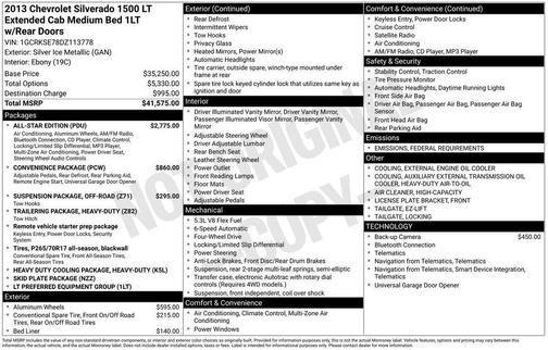 2013 Chevrolet Silverado 1500 LT