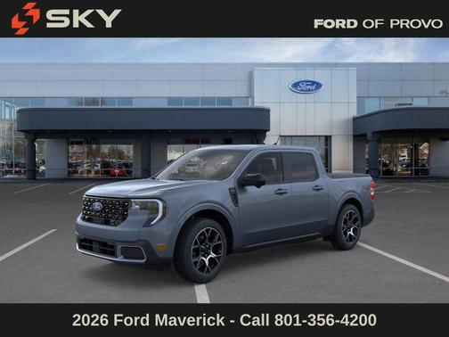 Azure Gray Metallic Tri-Coat 2026 Ford Maverick Lariat