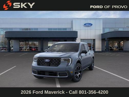 Azure Gray Metallic Tri-Coat 2026 Ford Maverick Lariat