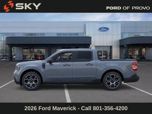 Azure Gray Metallic Tri-Coat 2026 Ford Maverick Lariat