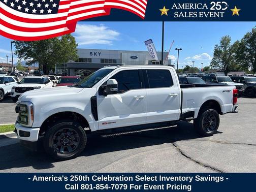 White Metallic 2023 Ford F-250 Lariat