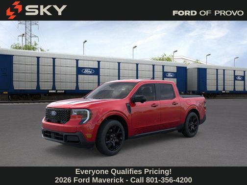 Ruby Red Metallic Tinted Clearcoat 2026 Ford Maverick Lariat