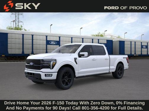 Star White Metallic Tri-Coat 2026 Ford F-150 Platinum