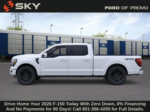 Star White Metallic Tri-Coat 2026 Ford F-150 Platinum