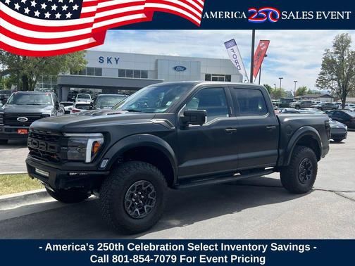 Black Metallic 2024 Ford F-150 Raptor