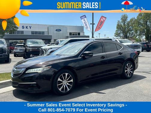 Black 2015 Acura TLX Tech